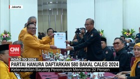 VIDEO: Partai Hanura Daftarkan 580 Bakal Caleg 2024