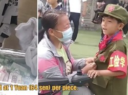 Bikin Haru! Bocah Jual Es Loli Rp 2.000 Demi Bantu Ibunya yang Sakit