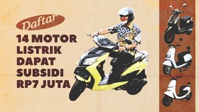 INFOGRAFIS: Daftar 14 Motor Listrik Dapat Subsidi Rp7 Juta