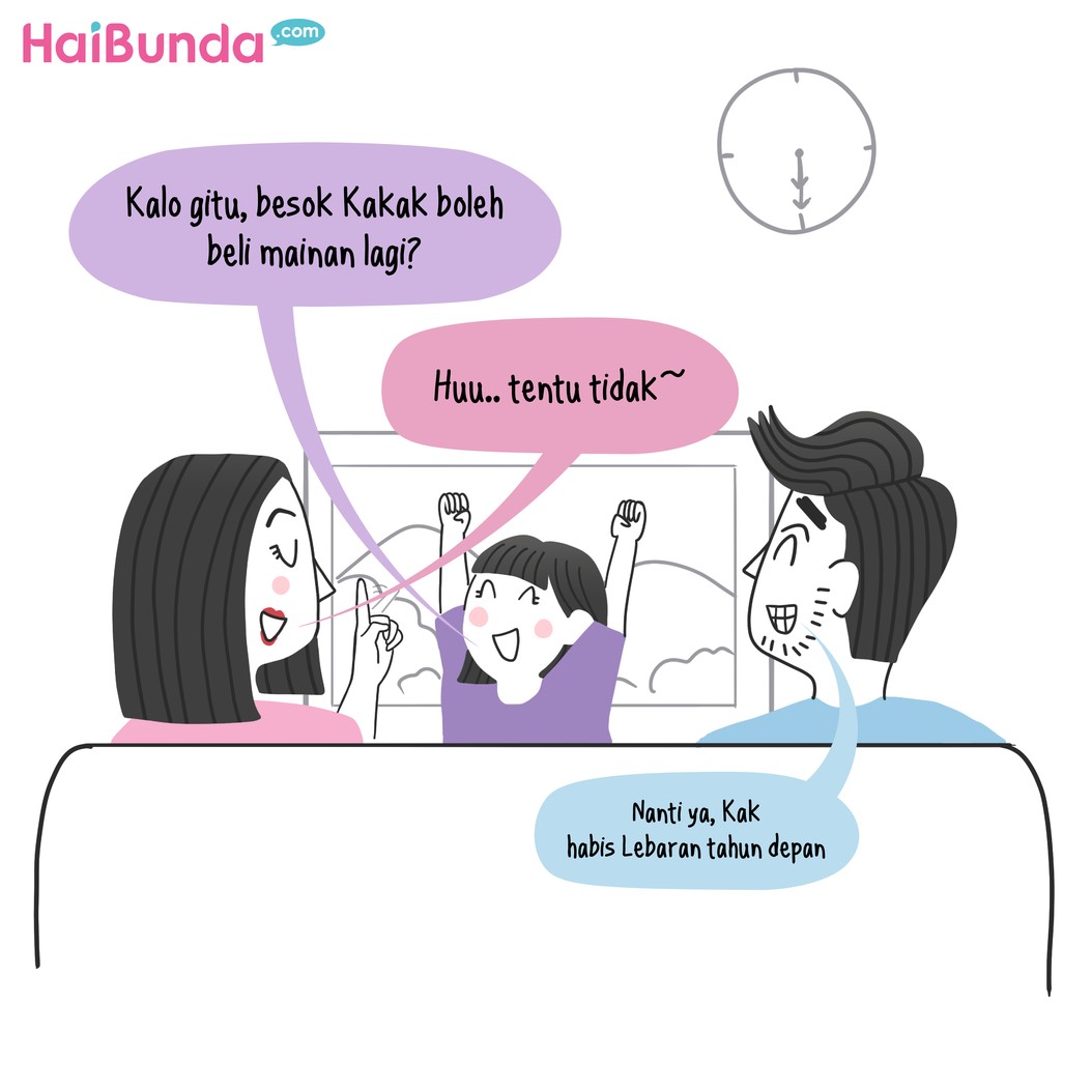 Habis Lebaran terbitlah bokek, hehe. Bagaimana ya cerita Bubun dan Ayah yang mengencangkan ikat pinggang abis Lebaran, sampai Kakak mau menyumbangkan uangnya.