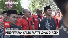 VIDEO: Pendaftaran Caleg Partai Lokal di Aceh
