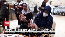 VIDEO: Pemilik Uang Rusak Asal Pekalongan Datangi BI Tegal