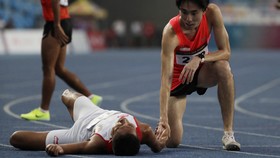 Momen Indah Rikki Martin Dibantu Atlet Singapura saat Raih Emas