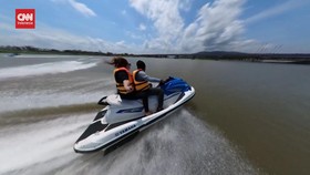 VIDEO: Serunya Main Jetski di Sungai Opak Yogyakarta