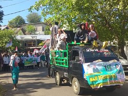 6 Parpol di Dompu Daftar Bacaleg Hari Ini, Ribuan Simpatisan Padati KPU