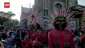 VIDEO: HUT Keuskupan Agung, Ribuan Warga Lintas Agama Jalan Santai