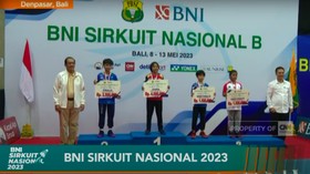 BNI Sirnas B 2023 Bali: Sejumlah Nama Baru Keluar Sebagai Juara
