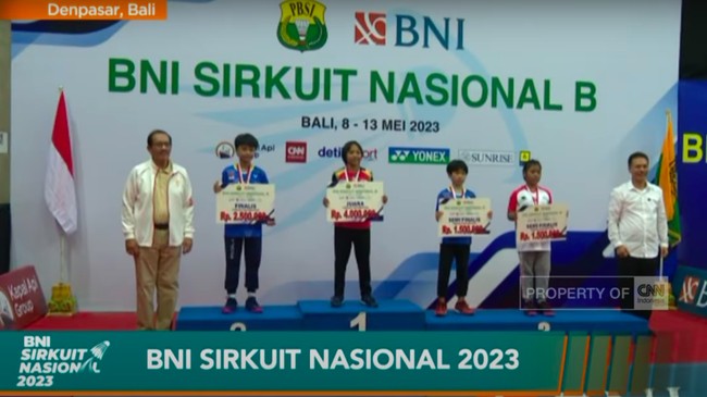 BNI Sirnas 2023 seri ke-4 yang berlangsung sepekan di Bali memunculkan sejumlah nama baru yang keluar sebagai juara.
