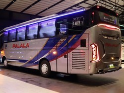 Bus Baru PO Palala Meluncur dari Garasi Laksana