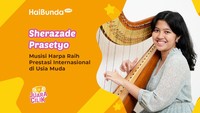 Sherazade Prasetyo, Musisi Harpa Raih Prestasi Internasional di Usia Muda