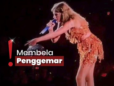 Viral Momen Taylor Swift Omeli Sekuriti saat Konser The Eras Tour