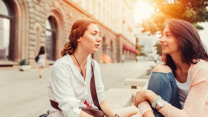 Best friends spending time together