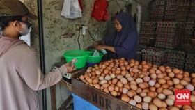 Harga Pangan Masih Tinggi, Telur Bertahan di Rp31 Ribuan per Kg