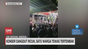 VIDEO: Konser Dangdut Ricuh, Satu Warga Tewas Tertembak