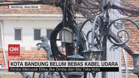 VIDEO: Kota Bandung Belum Bebas Kabel Udara