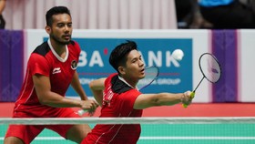 Hasil Indonesia Open: Hajar Wakil Inggris, Pram/Yere ke 16 Besar