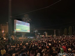 Ada Nobar Indonesia Vs Vietnam, Jalan Depan Balkot Solo Tutup Mulai 21.00 WIB