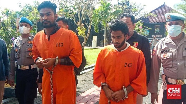 Motif pembunuhan 2 WN India terhadap seorang warga di Bali diduga dipicu makian saat mereka bersama-sama main kartu.