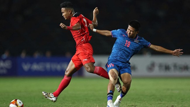 Berikut jadwal siaran langsung Timnas Indonesia U-23 vs Thailand pada semifinal Piala AFF U-23 2023 di Stadion Province Rayong, Kamis (24/8).