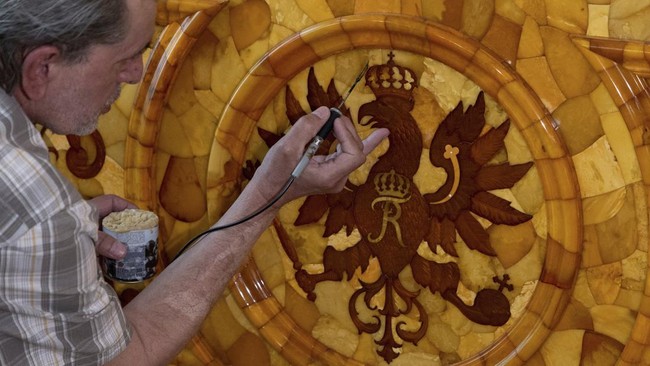 FOTO: Amber Room, Ruangan Ajaib di Istana Catherine Saint Petersburg