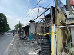 Saksi Cerita Detik-detik Mencekam Kebakaran Maut Bengkel di Depok