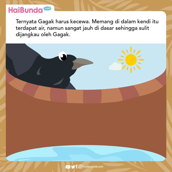 Burung Gagak dan Sekendi Air