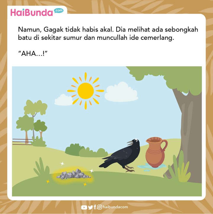 Burung Gagak dan Sekendi Air