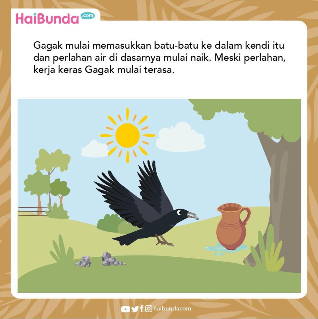 Burung Gagak dan Sekendi Air