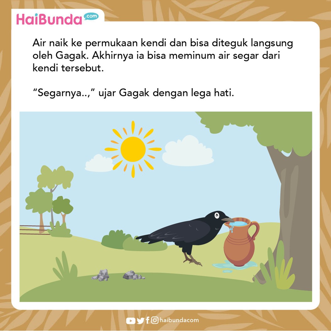 Burung Gagak dan Sekendi Air