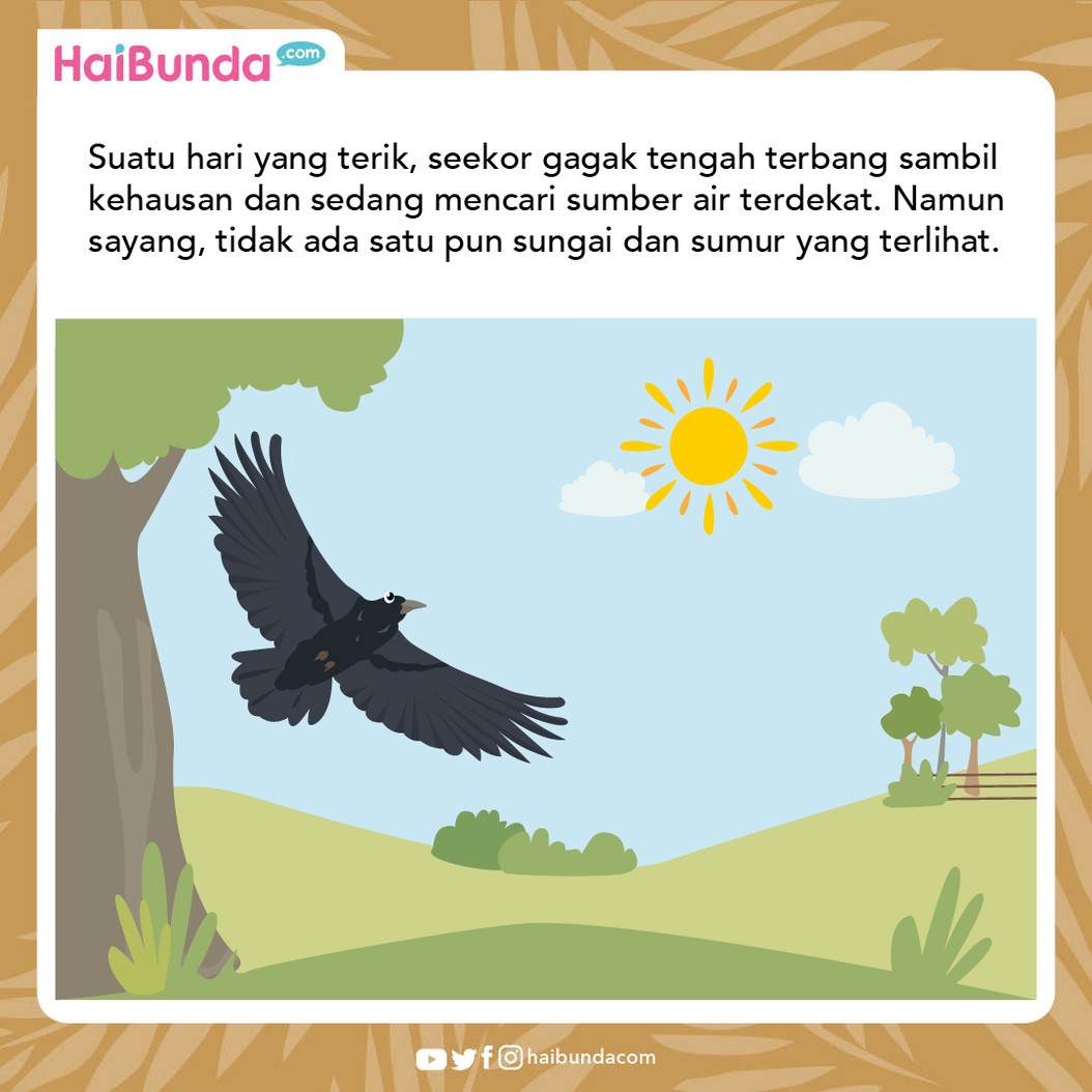Burung Gagak dan Sekendi Air