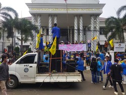 Massa PMII Kembali Gelar Demo, Desak KPK Usut Harta Bupati Pandeglang