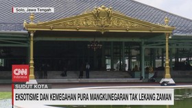 VIDEO: Eksotisme dan Kemegahan Pura Mangkunegaran Tak Lekang Zaman