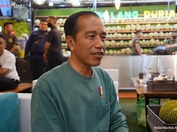 Jokowi Traktir Menteri-Gubsu Makan Durian usai Indonesia Kalahkan Thailand