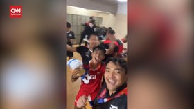 VIDEO: Intip Selebrasi Pemain Timnas Indonesia di Ruang Ganti