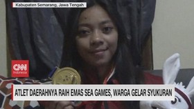 VIDEO: Atlet Daerahnya Raih Emas Sea Games, Warga Gelar Syukuran