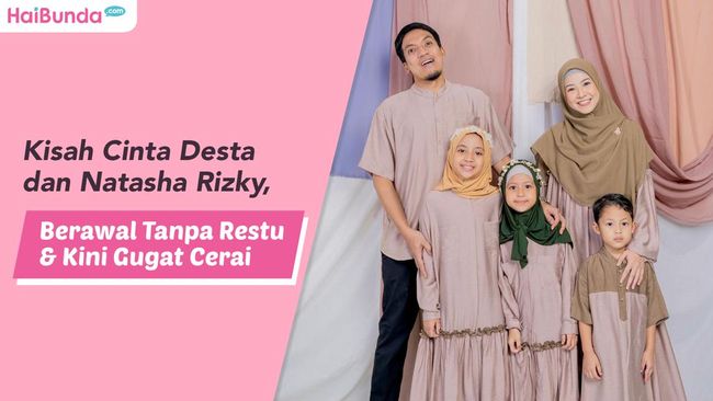 Kisah Cinta Desta Dan Natasha Rizky Berawal Tanpa Restu And Kini Gugat Cerai