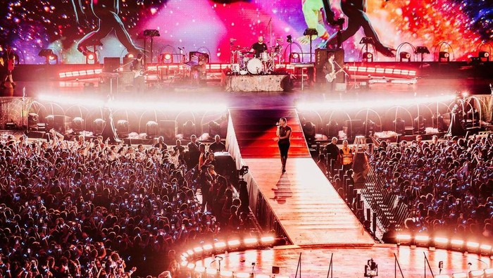 Panggung Konser Coldplay/Foto: Instagram.com/@coldplay