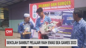 VIDEO: Sekolah Sambut Pelajar Raih Emas Sea Games 2023