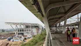 FOTO: Penampakan Stasiun Kereta Cepat di Karawang