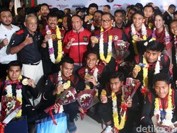 Sambut Timnas U-22, PSSI: Medali Emas Kembali Dibawa ke Tanah Air