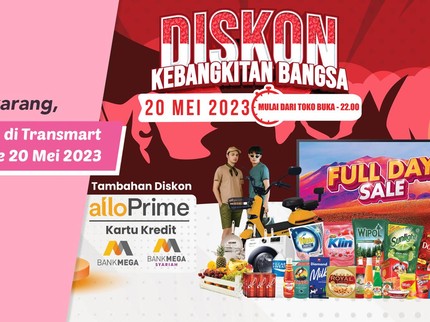 Belanja Sekarang, Bayar Nanti di Transmart Full Day Sale 20 Mei 2023