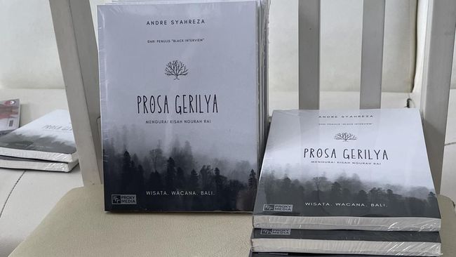 Kisah perjuangan pahlawan nasional asal Bali, I Gusti Ngurah Rai, coba dilukiskan kembali dengan gaya berbeda dalam buku bartajuk Prosa Gerilya.