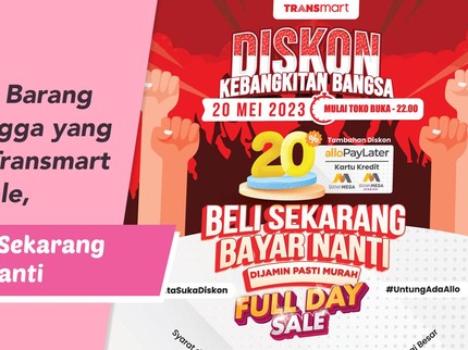 Catat Bun! Barang Rumah Tangga yang Diskon di Transmart Full Day Sale, Belanja Sekarang Bayar Nanti