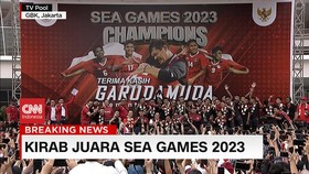 VIDEO: Kirab Juara Sea Games Ditutup dengan Foto Bersama