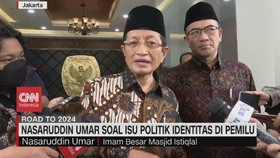 VIDEO: Nasaruddin Umar Soal Isu Politik Identitas di Pemilu