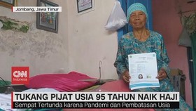 VIDEO: Tukang Pijat Usia 95 Tahun Naik Haji