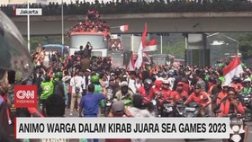 VIDEO: Animo Warga Dalam Kirab Juara Sea Games 2023