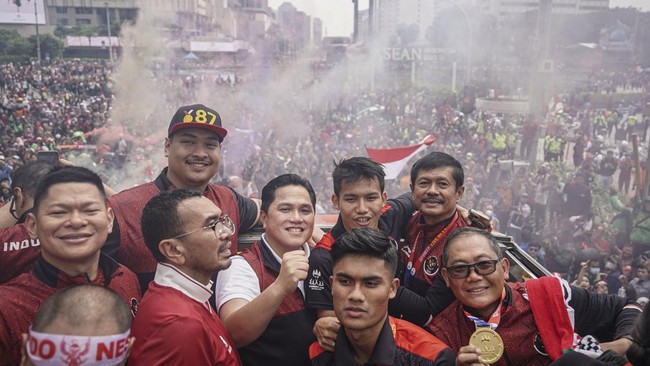 Ketua Umum PSSI Erick Thohir membeberkan pencapaian dan mengungkapkan harapan jelang Tahun Baru 2024.