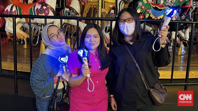 Fan Super Junior atau ELF siap galau bareng Super Junior K.R.Y dalam Road to AlloBank Festival 2023 di Trans Studio Cibubur, Sabtu (20/5).