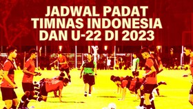 INFOGRAFIS: Jadwal Padat Timnas Indonesia dan U-22 di 2023